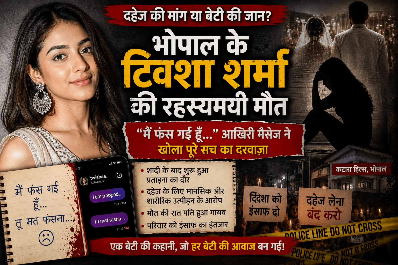Bhopal Twisha Sharma Murder Story