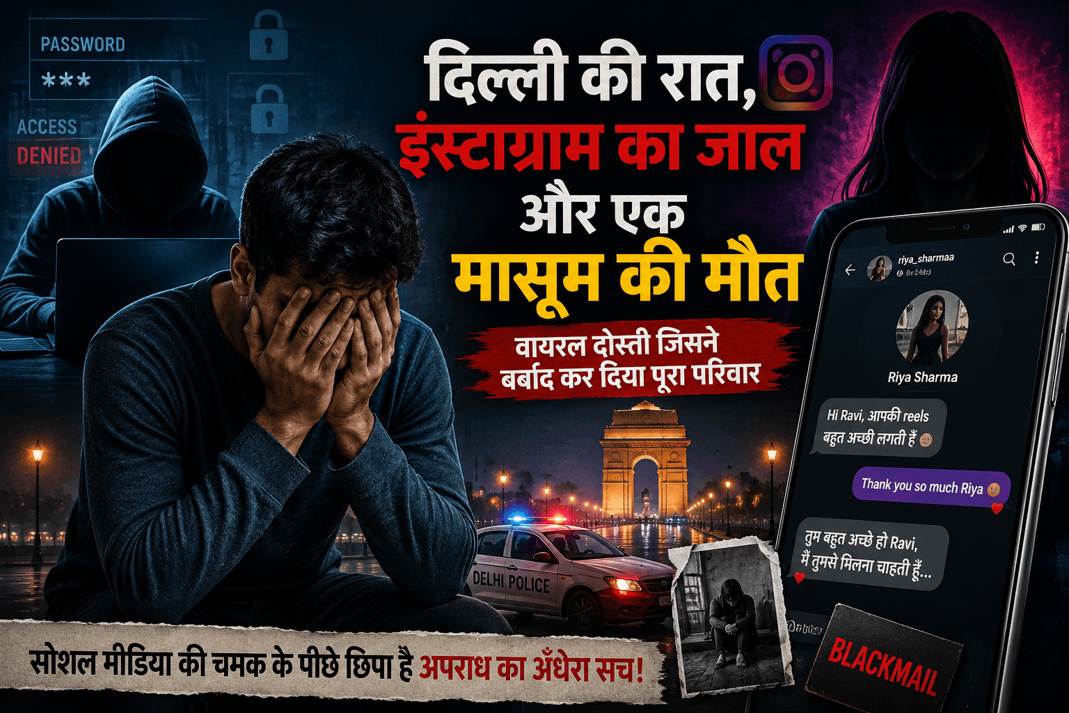 Delhi ki Raat aur Instagram ka Jaal